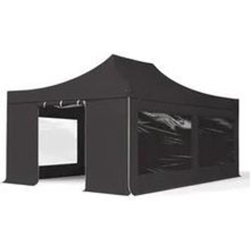 X6m Aluminium Faltpavillon, inkl. 4 Seitenteile, schwarz - (59067) - TOOLPORT - Modalova