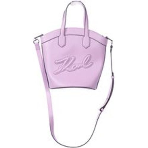 Karl by Karl Lagerfeld Damen Handtasche, flieder, Gr - K by KARL LAGERFELD - Modalova