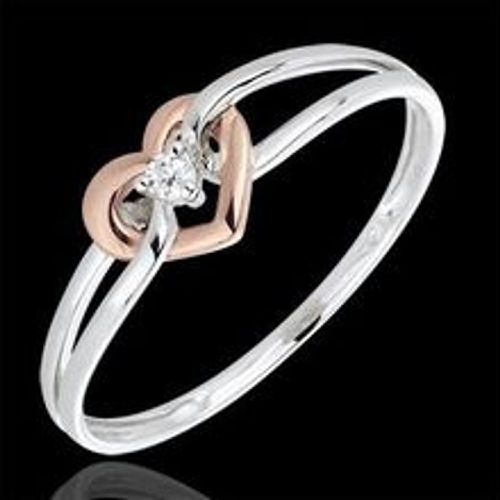 Edenly Ring Meine Liebe - WeiÃŸ- und RosÃ©gold - Diamant - Fashion24 DE - Modalova