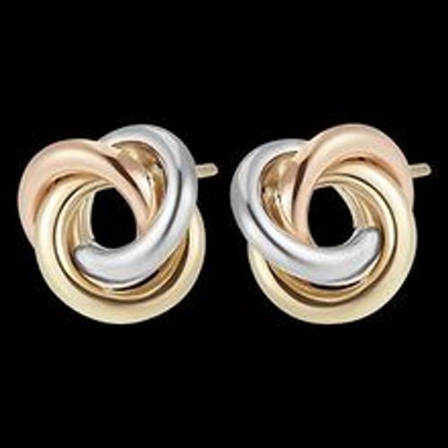 Edenly Ohrringe Saturn - Drei Goldarten, 9 Karat - Fashion24 DE - Modalova