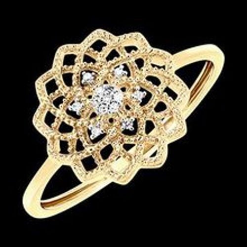 Edenly Ring FraÃ®cheur - Tournesol Royal - 18 Karat Gelbgold und Diamanten - Fashion24 DE - Modalova