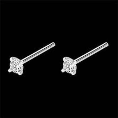 Edenly Diamant-Ohrringe Frische - Funkeln - Ohrstecker 9 Karat WeiÃŸgold und Di - Fashion24 DE - Modalova