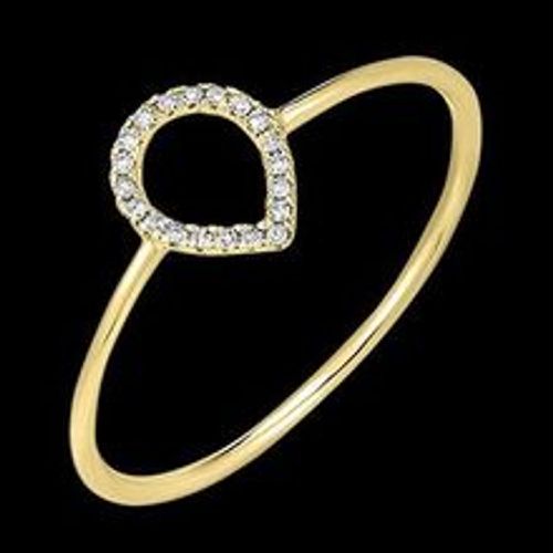 Edenly Ring Frische - AlphÃ©e - Gelbgold, 9 Karat, mit Diamanten - Fashion24 DE - Modalova