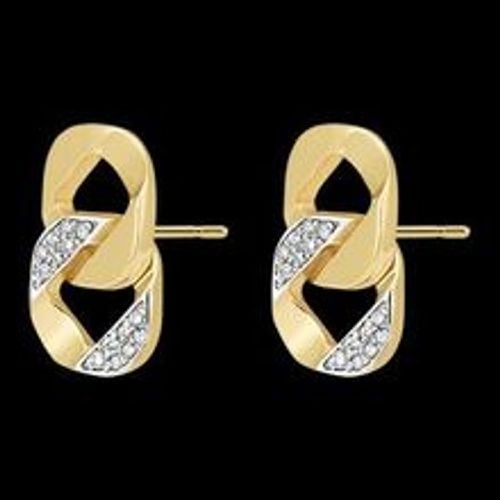 Edenly Ohrstecker Auge des Orients - Lia - Gelbgold, 18 Karat, mit Diamanten - Fashion24 DE - Modalova