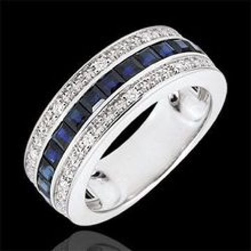 Edenly Ring Sternbilder - Himmelszeichen - Blaue Saphire und Diamanten - 18 Kar - Fashion24 DE - Modalova