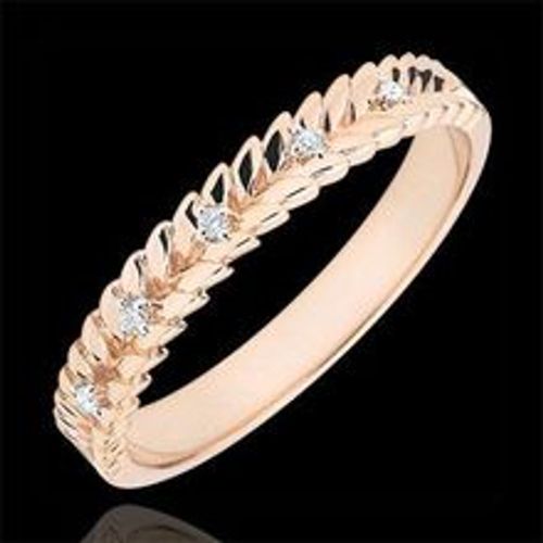 Edenly Ring Verzauberter Garten - Diamant Flechtwerk - RosÃ©gold - 9 Karat - Fashion24 DE - Modalova