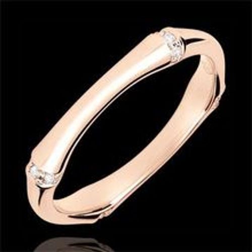 Edenly Ring Heiliger Urwald - Diamantenvielfalt 3 mm - 18 Karat RosÃ©gold - Fashion24 DE - Modalova