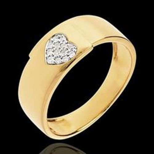 Edenly Diamantring Unendlichkeit Herz in Gelbgold - 13 Diamanten - Fashion24 DE - Modalova