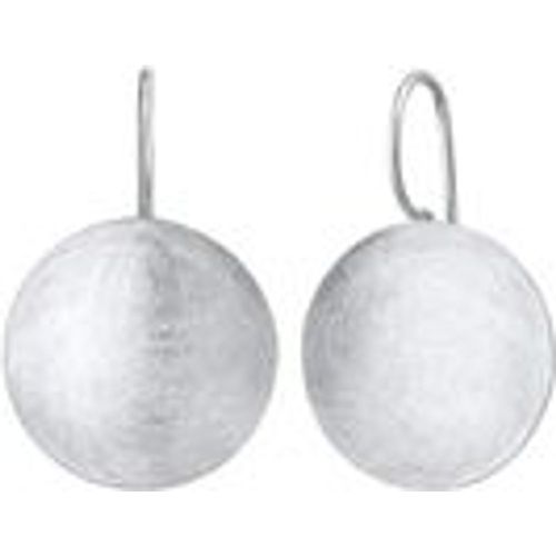 Ohrringe Basic Geo Kreis Brushed Trend 925 Sterling Silber (Farbe: Silber) - NENALINA - Modalova