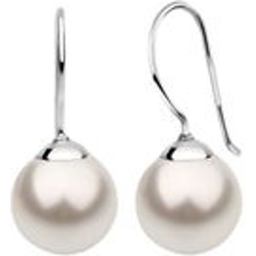 Ohrringe Ohrhänger Synthetische Perle 925er Silber (Farbe: ) - NENALINA - Modalova