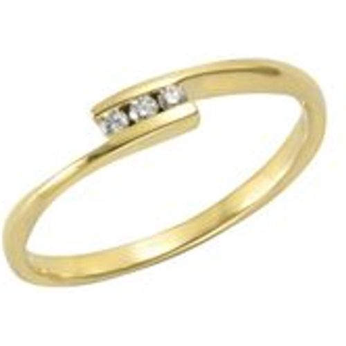 Ring 585 Gold 3x Brillant zus. 0,06ct - OROLINO - Modalova