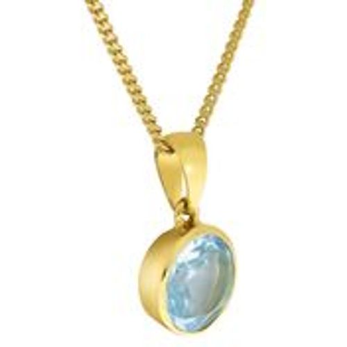 Fascination by Ellen K. Halskette Gold 375 mit Blautopas (beh.) - Diamonds by Ellen K. - Modalova