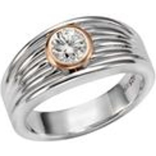 F Ring 925/- Sterling Silber Zirkonia weiß Glänzend (Größe: 060 (19,1)) - Fashion24 DE - Modalova