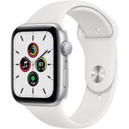 Watch Series 4 (2018) GPS + Cellular 44 mm - Aluminium Silber - Sportarmband Weiß - Apple - Modalova