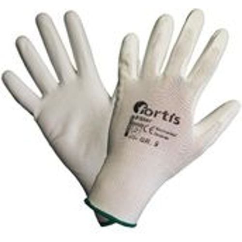 Handschuh Fitter, PU/Nylon,weiß, Gr.7 - FORTIS - Modalova