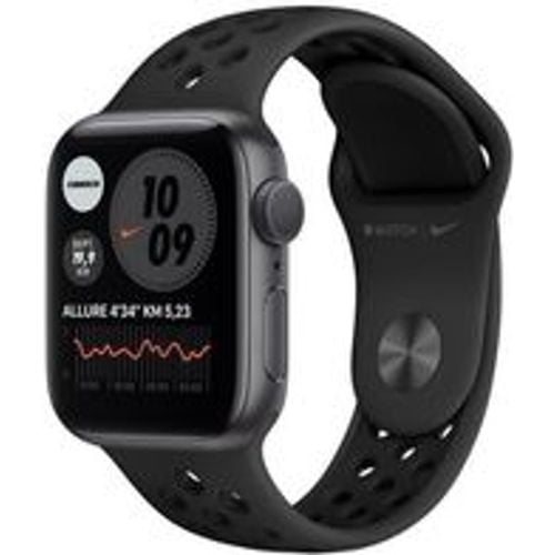 Watch Series SE 1 (2020) GPS 40 mm - Aluminium Space - Nike Sportarmband Schwarz - Apple - Modalova