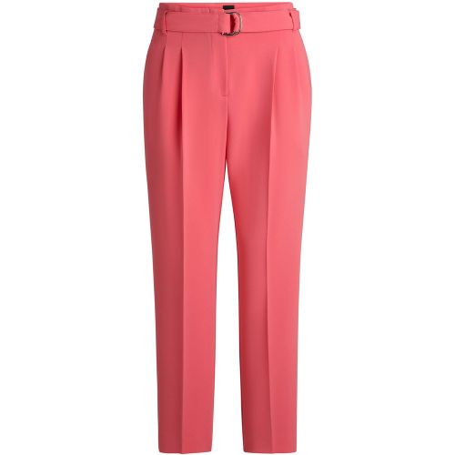 Pantalon court Regular en crêpe infroissable - Boss - Modalova