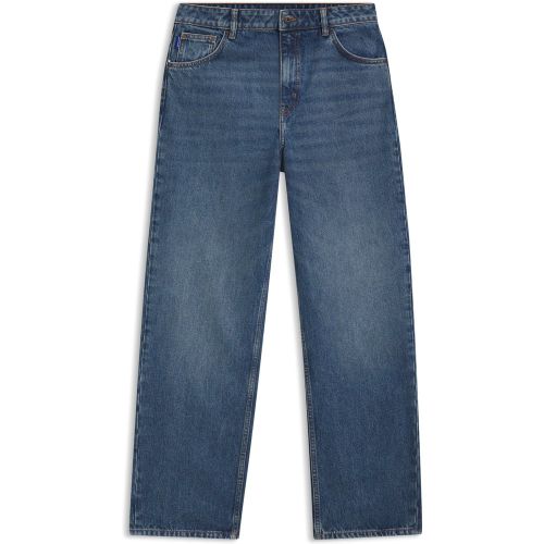 Jean à la coupe ample en denim délavé - HUGO - Modalova