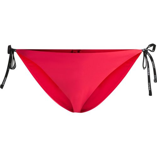 Bas de bikini avec liens contrastants logotés - HUGO - Modalova