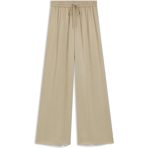 Pantalon Relaxed très long en satin - Boss - Modalova