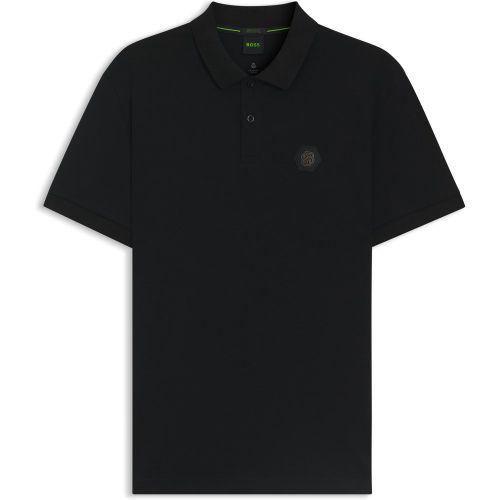 Polo en coton Pima à monogramme Double B - Boss - Modalova
