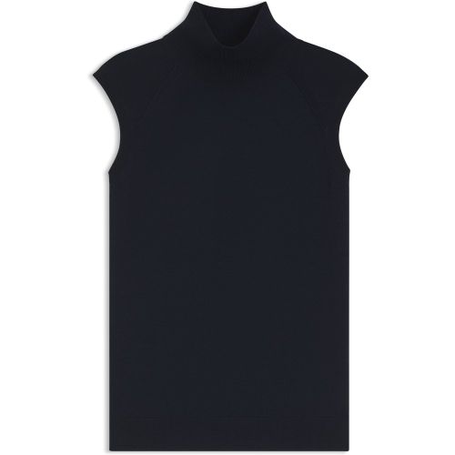 Top sans manches en laine mérinos à col montant - Boss - Modalova