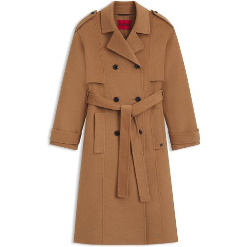 Trench Relaxed avec rivet à logo revisité - HUGO - Modalova