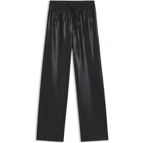Pantalon large Relaxed en similicuir à rayures - Boss - Modalova