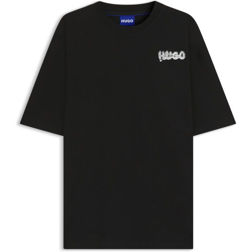 T-shirt unisexe en jersey de coton à logos imprimés - HUGO - Modalova