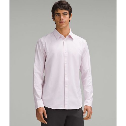 – New Venture Langarmshirt im Slim Fit für Männer – Pink – Größe S - lululemon - Modalova