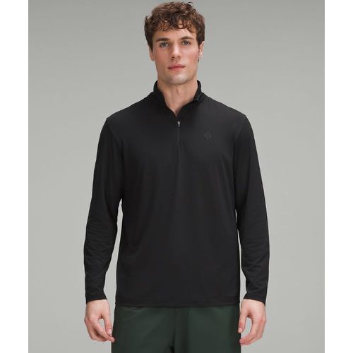 – Langarm-Golfshirt mit halblangem Reißverschluss für Männer – Schwarz – Größe XL - lululemon - Modalova