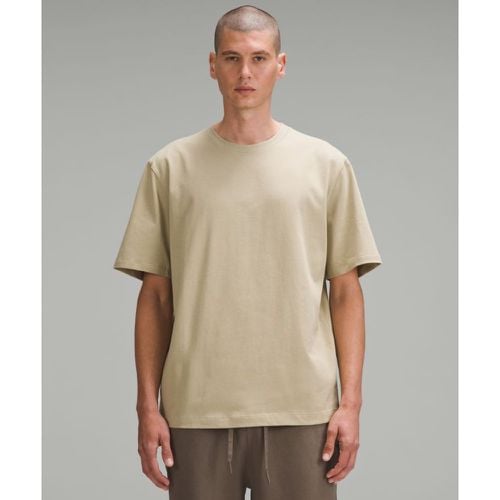 – T-Shirt aus schwerem Baumwoll-Jersey für Männer – Khaki – Größe L - lululemon - Modalova