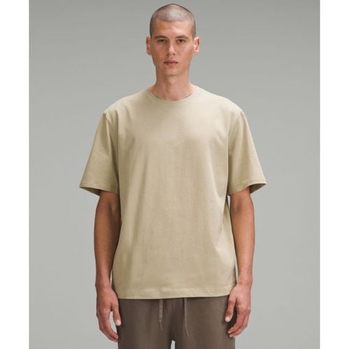 – T-Shirt aus schwerem Baumwoll-Jersey für Männer – Khaki – Größe M - lululemon - Modalova