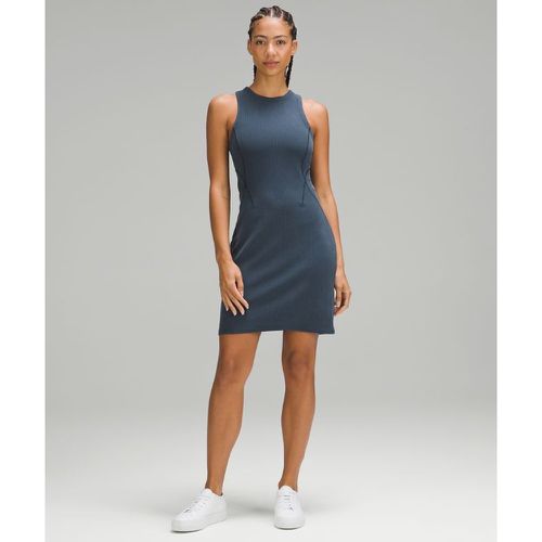 – Geripptes Softstreme Tanktop-Kleid mit Slim Fit für Frauen – Blau – Größe 0 - lululemon - Modalova