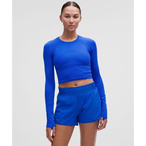 – Swiftly Tech Cropped-Langarmshirt 2.0 für Frauen – Neon – Größe 0 - lululemon - Modalova