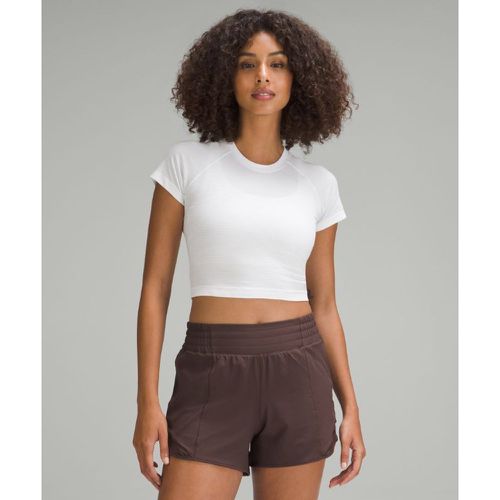 – Swiftly Tech Crop-Kurzarmshirt 2.0 für Frauen – Weiß – Größe 12 - lululemon - Modalova
