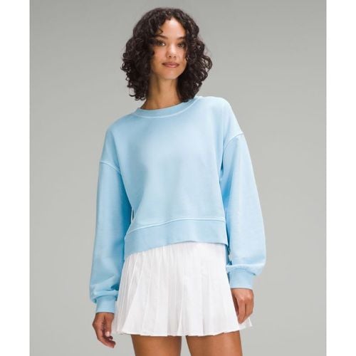 – Perfectly Oversized Crop-Pullover mit Rundhalsausschnitt Dye für Frauen – Größe 12 - lululemon - Modalova