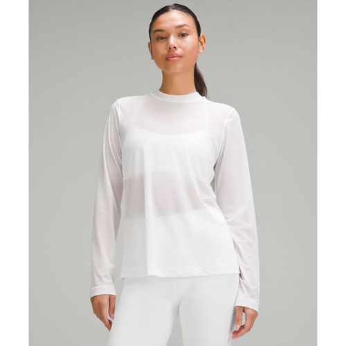 – Langarmshirt mit Keyhole-Design aus für Frauen – Weiß – Größe 4 - lululemon - Modalova