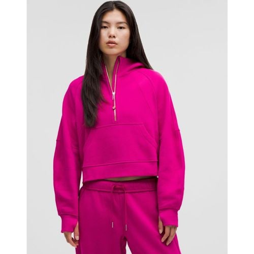 – Scuba Oversized-Hoodie mit halblangem Reißverschluss für Frauen – Neon – Größe M/L - lululemon - Modalova