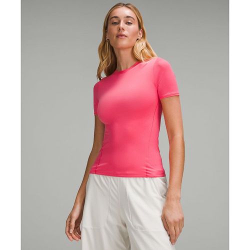 – Wundermost Hüftlanges Kurzarmshirt mit Rundhalsausschnitt aus Ultra-Soft Nulu für Frauen – Größe S - lululemon - Modalova
