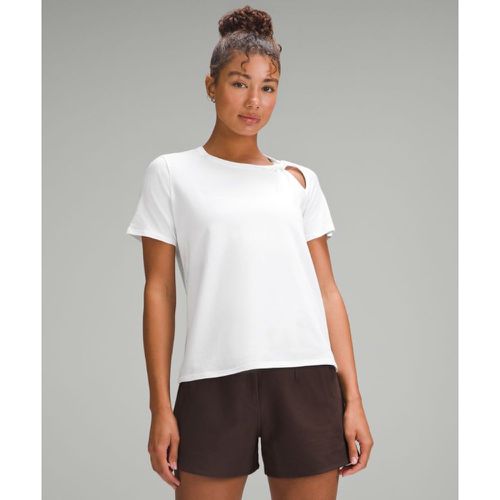– Baumwoll-T-Shirt mit Twist-Detail and der Schulter für Frauen – Größe M - lululemon - Modalova