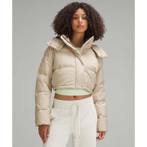 – Wunder Puff Crop-Jacke für Frauen – Khaki – Größe 10 - lululemon - Modalova