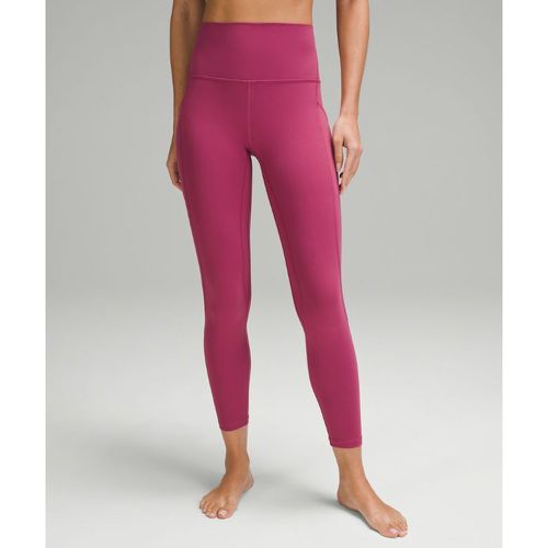 – Align Hose mit hohem Bund und Taschen für Frauen – 64 cm – Pink – Größe 10 - lululemon - Modalova