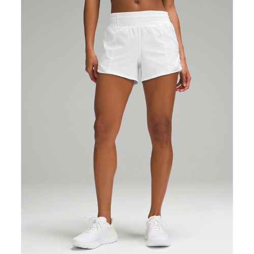 – Hotty Hot Shorts mit hohem Bund und Liner für Frauen – 10 cm – Weiß – Größe 20 - lululemon - Modalova