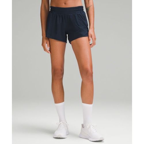 – Hotty Hot Shorts mit Liner und niedrigem Bund für Frauen – 10 cm – Blau – Größe 2 - lululemon - Modalova