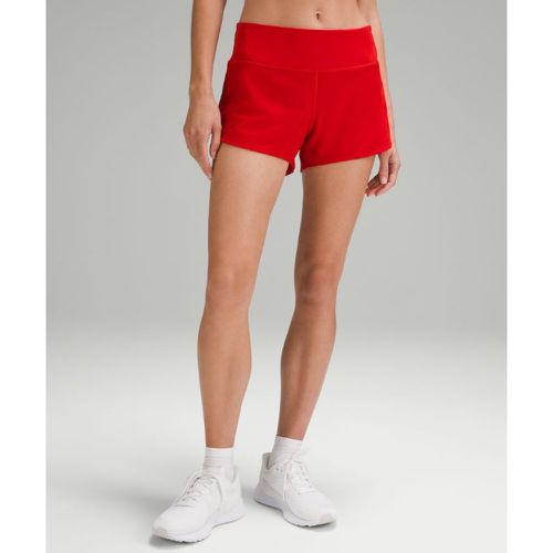 – Speed Up Shorts mit Liner und mittelhohem Bund für Frauen – 10 cm – Neon – Größe 12 - lululemon - Modalova