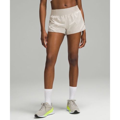 – Hotty Hot Shorts mit hohem Bund und Liner für Frauen – 6 cm – Weiß – Größe 0 - lululemon - Modalova