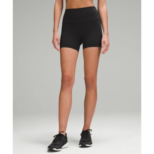 Mit Zugband. Designt für Fitness. Wider leg opening for an improved fit. lululemon – Wunder Train Shorts mit hohem Bund für Frauen – 10 cm – G - 127575382 - Modalova