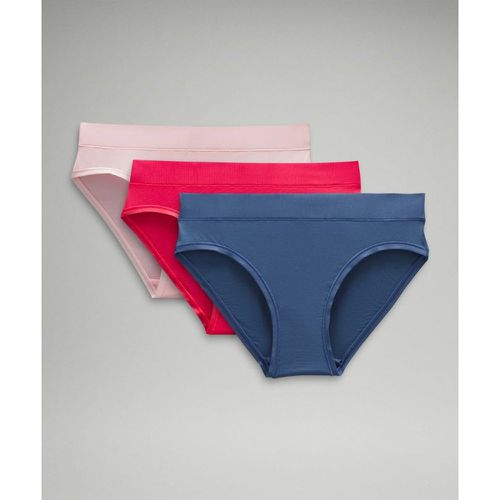 – UnderEase Bikini-Unterwäsche mit mittelhohem Bund 3er-Pack für Frauen – Größe L - lululemon - Modalova