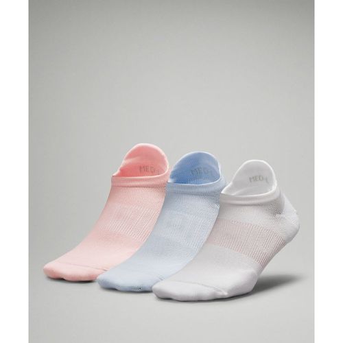 – Power Stride Socken mit Knöchelschutz 3er-Pack für Männer – Weiß/Blau/Pink – Größe M - lululemon - Modalova